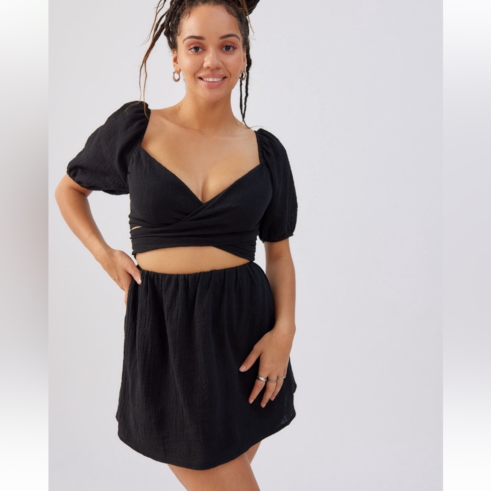 Urban Renewal Cutout Wrap Dress